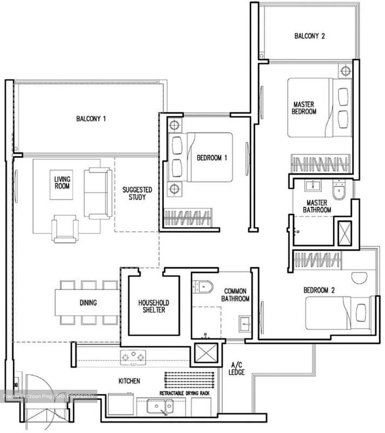 Blk 475C Parkland Residences (Hougang), HDB 5 Rooms #637724111